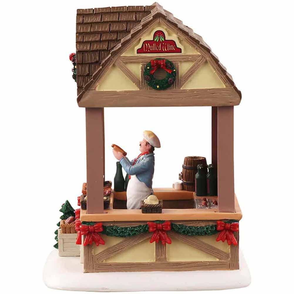 Christmas Market Bratwurst Caddington Village Lemax Cod 14903 3
