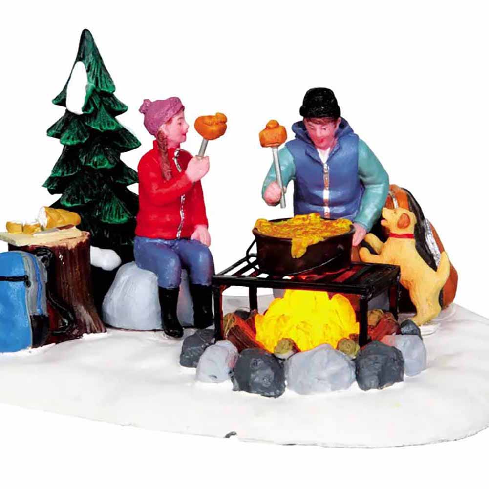 Campfire Fondue Vail Village Lemax Cod 34625 1