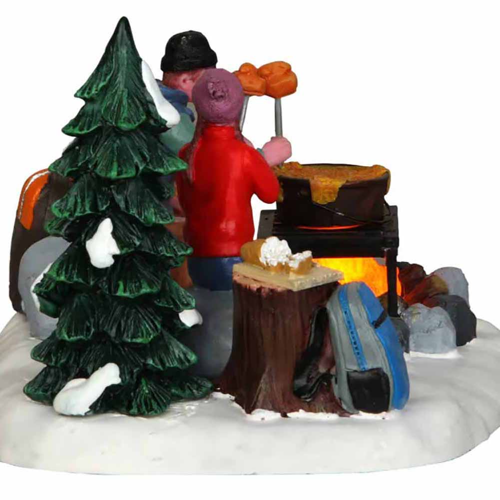 Campfire Fondue Vail Village Lemax Cod 34625 2
