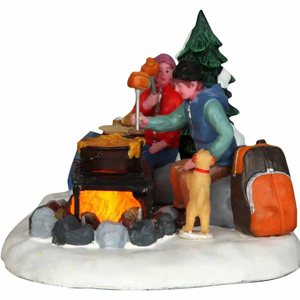Campfire Fondue Vail Village Lemax Cod 34625 4