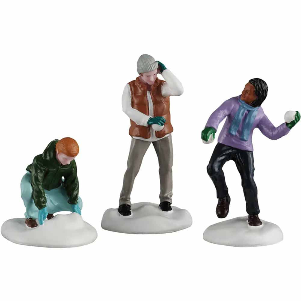Snowball Fight Set Of 3 General Products Lemax Cod 62619 1