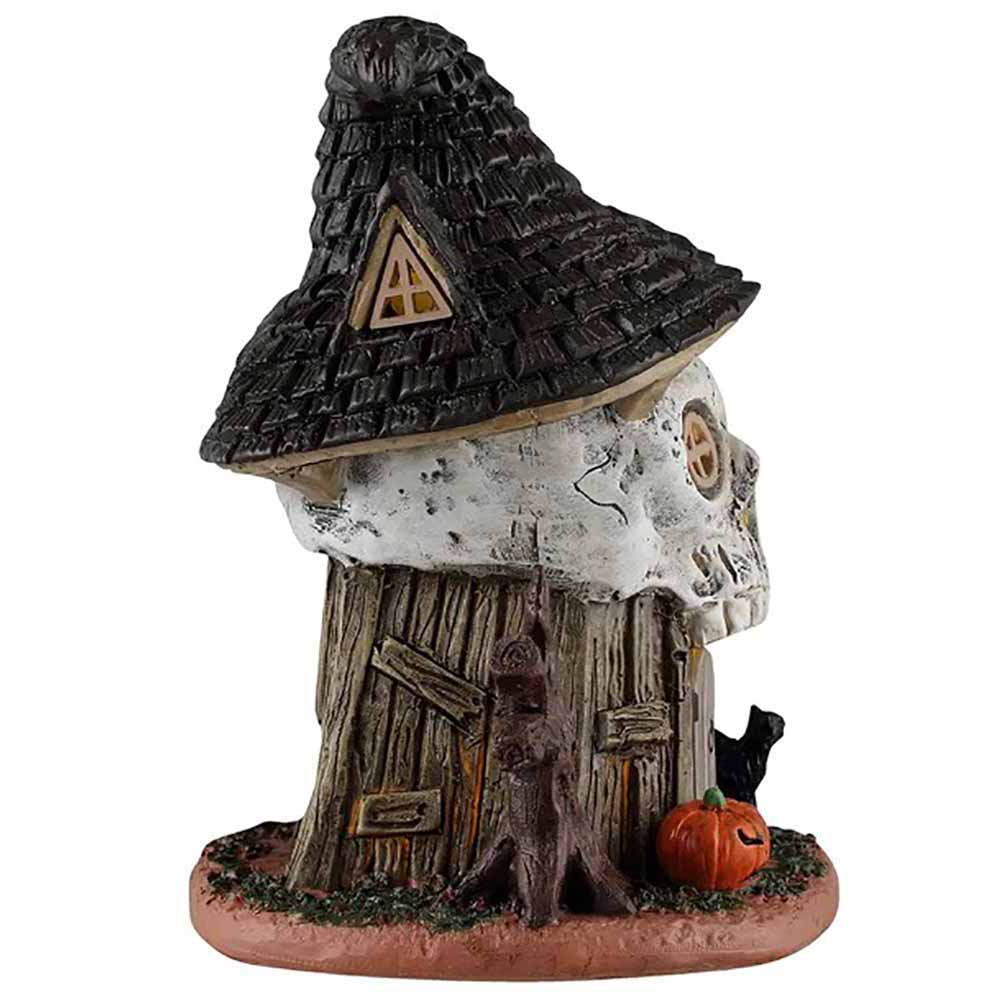 Witchs Skull Hut Spooky Town Lemax Cod 64603 2