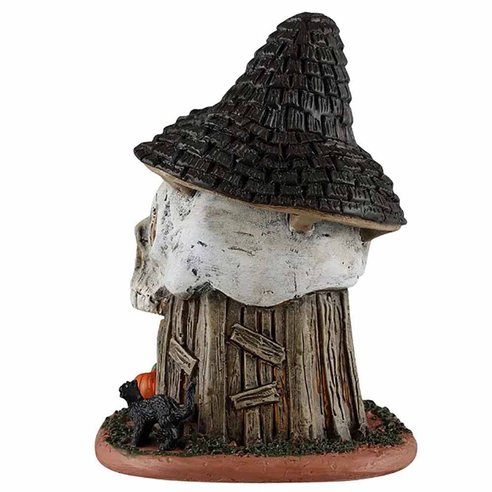 Witchs Skull Hut Spooky Town Lemax Cod 64603 3