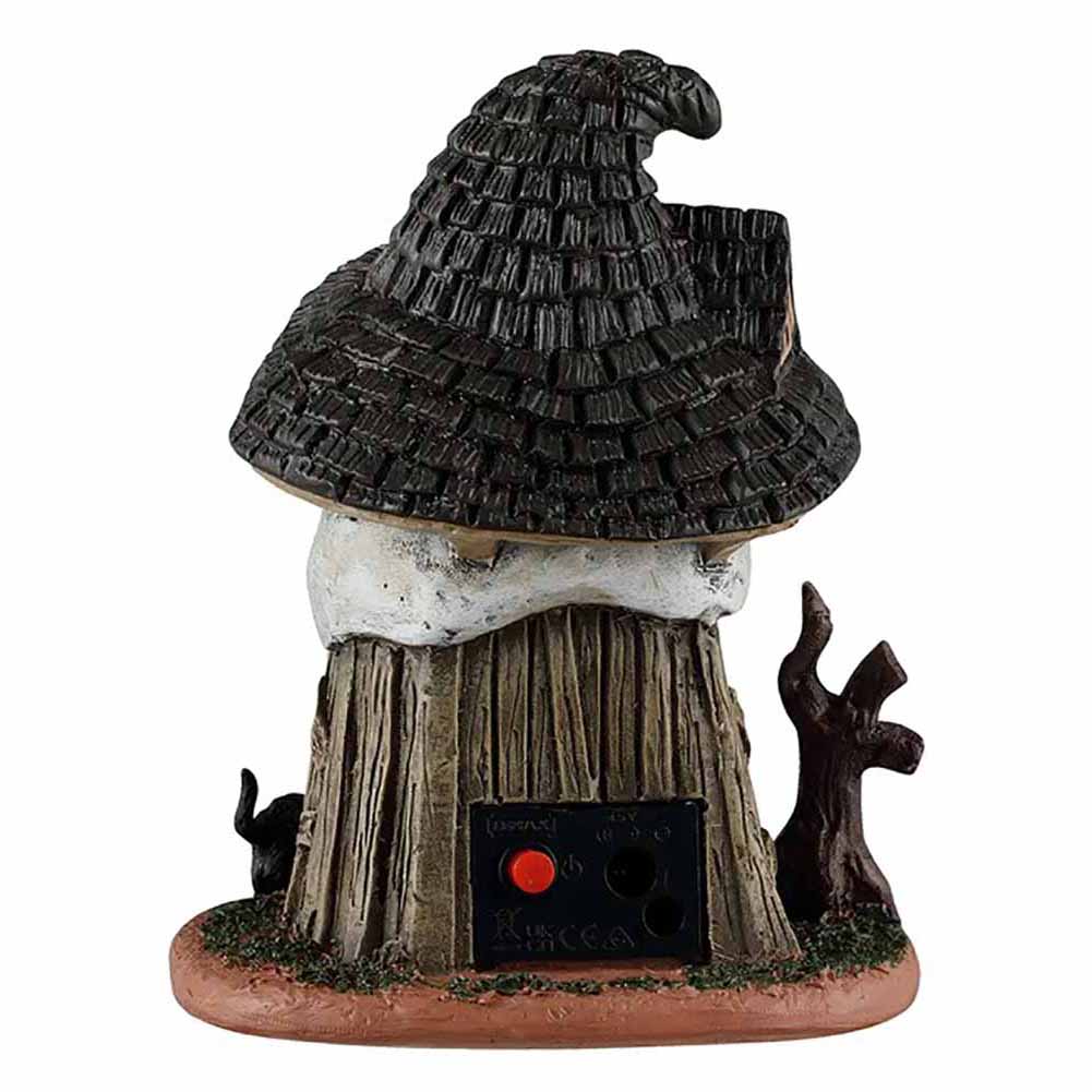 Witchs Skull Hut Spooky Town Lemax Cod 64603 4