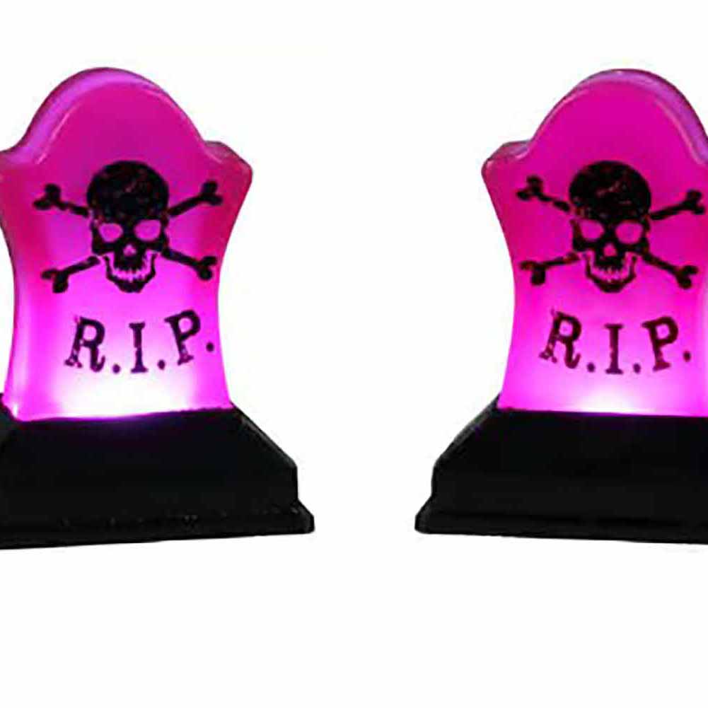 Pathway Lights Set Of 4 Spooky Town Lemax Cod 64621 1