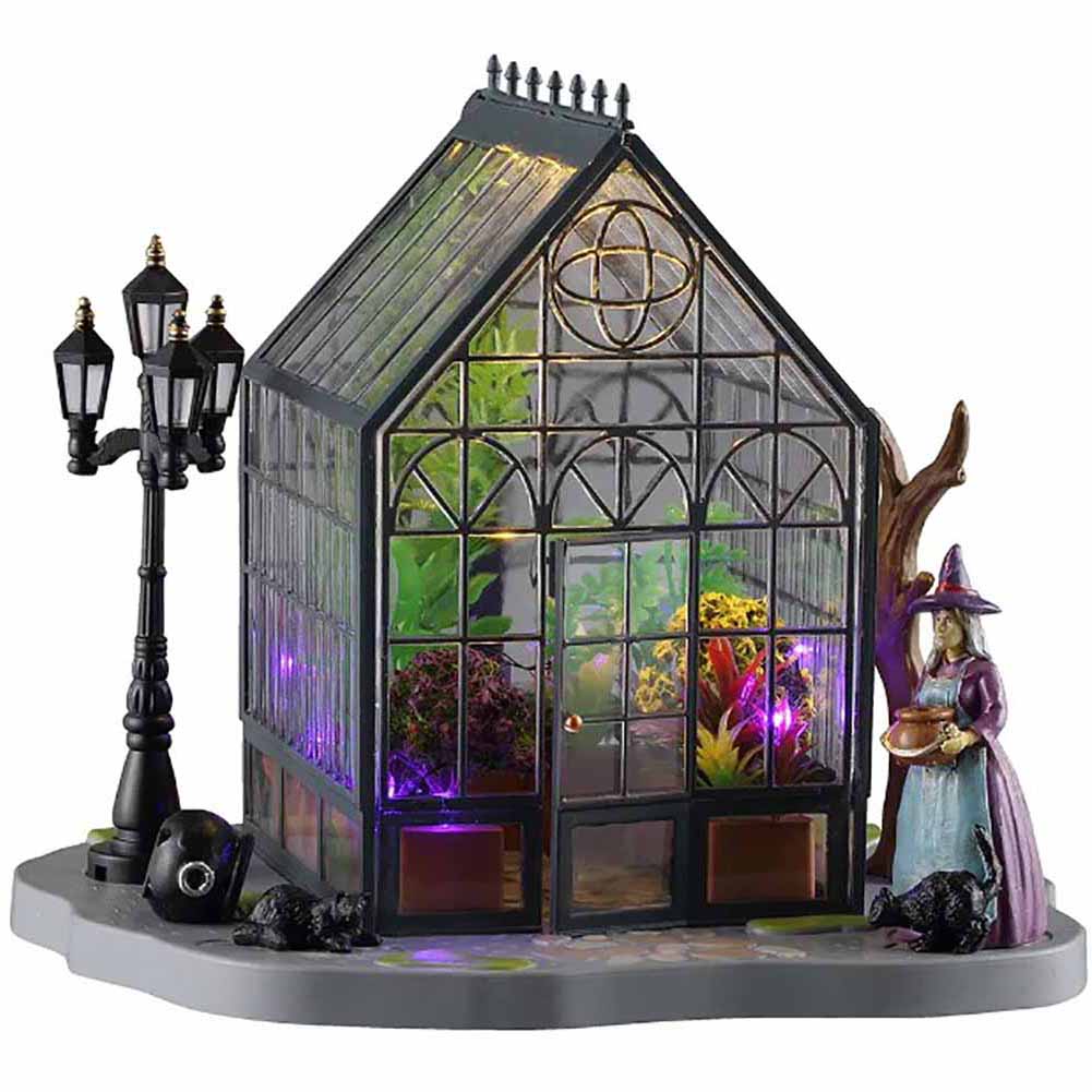 Agathas Greenhouse Spooky Town Lemax Cod 64634 1
