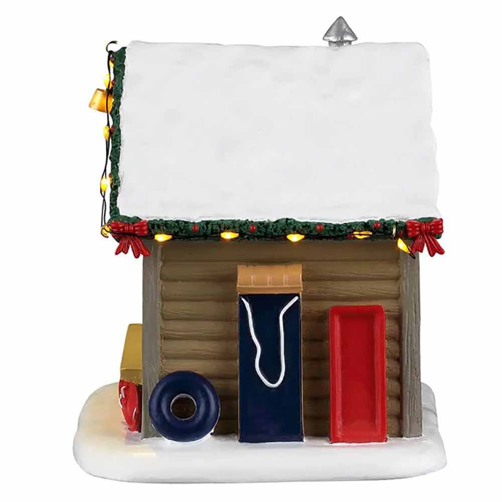 Slopeside Sled Rental Vail Village Lemax Cod 64683 2