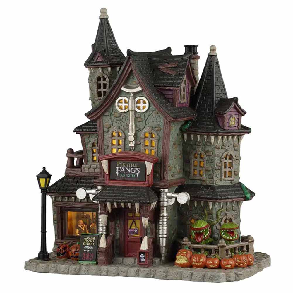 Frightful Fangs Dentistry Spooky Town Lemax Cod 65504 1
