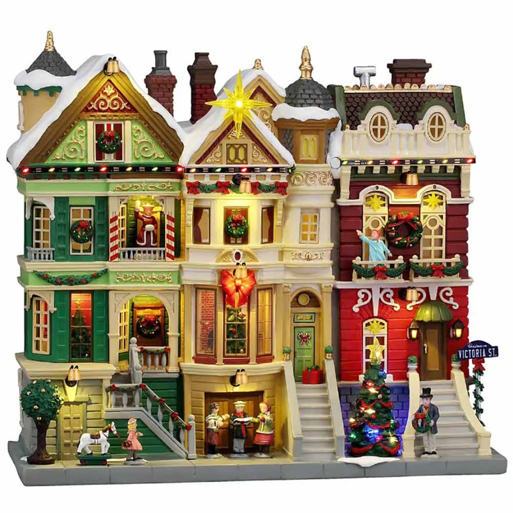 Christmas On Victoria Street Caddington Lemax Cod 65530 1