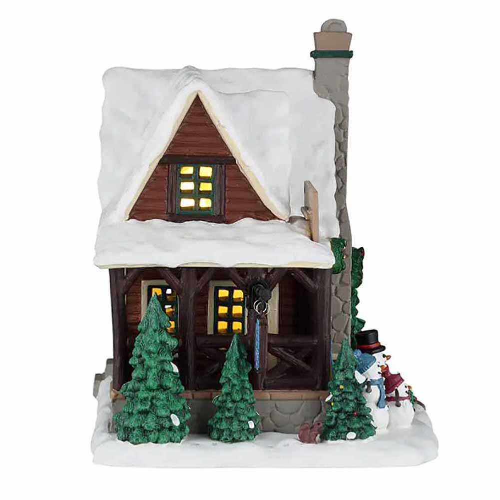 Cozy Forest Cabin Vail Village Lemax Cod 65535 2