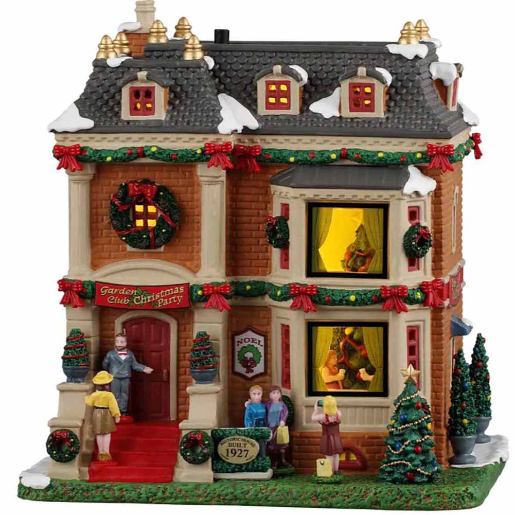 Garden Club Christmas Party Vail Village Lemax Cod 65580 1