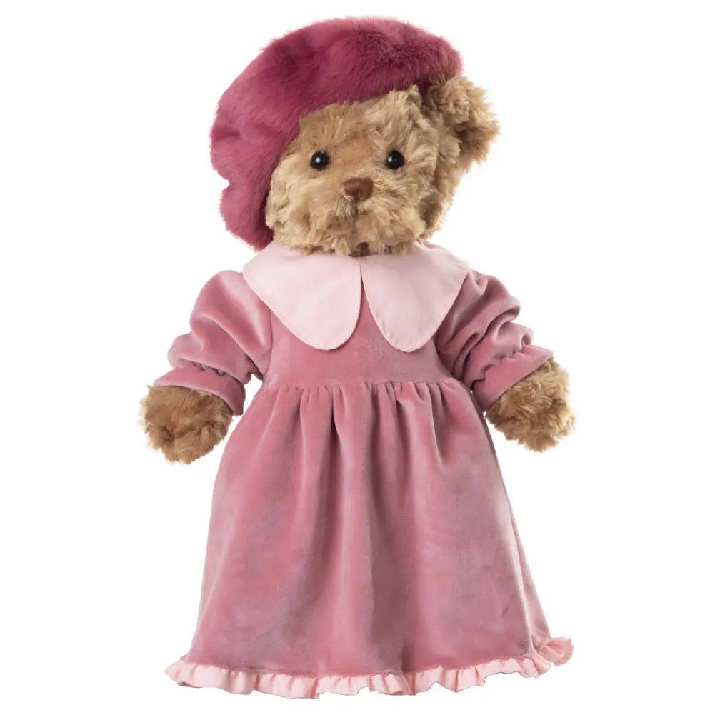 Orsetta di Peluche Helenka con Vestito Rosa Bukowski 35 cm 1