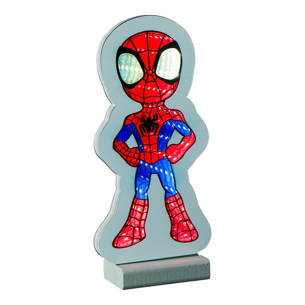 Figura luminosa LED Marvel Spidey effetto Infinity 20 cm 1