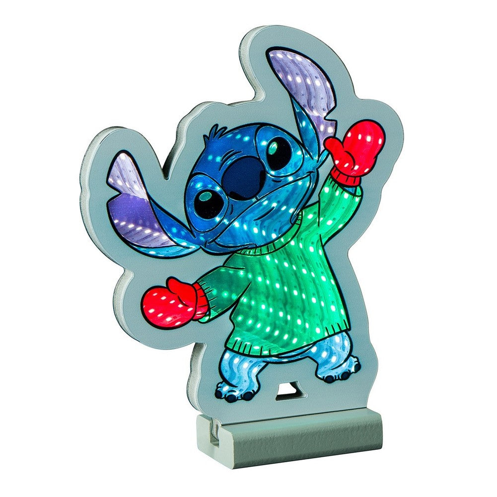Figura luminosa LED Disney Stitch effetto Infinity 20 cm 1