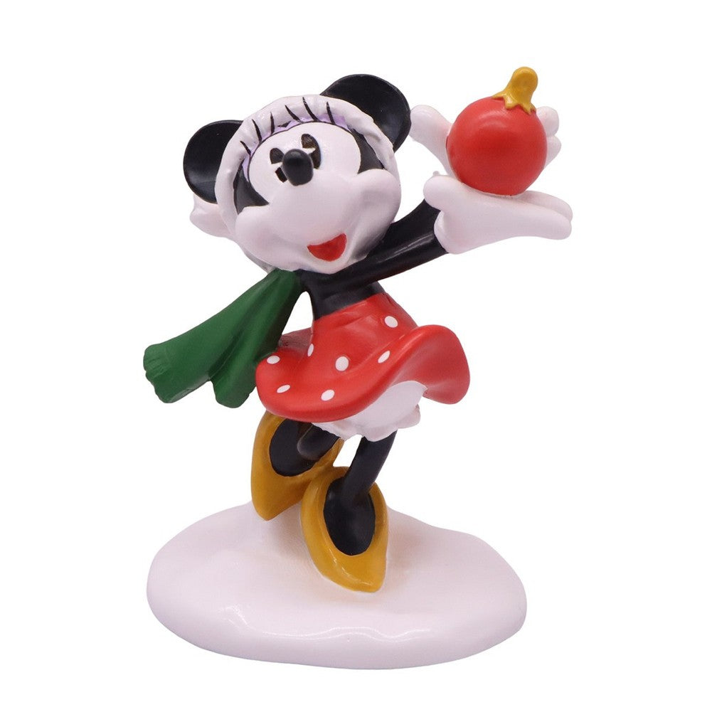 Statuina natalizia Disney Minnie su base innevata 8,1 cm 1
