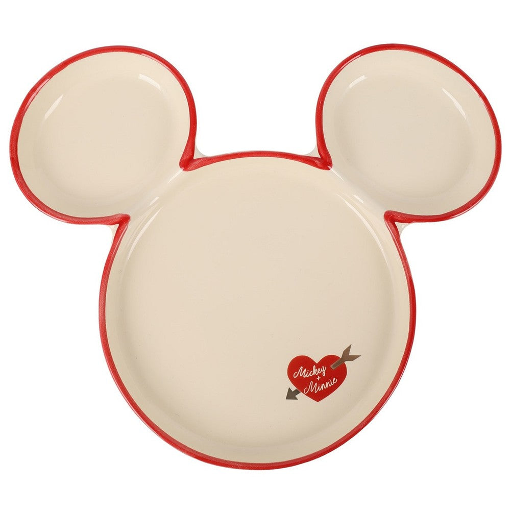 Piatto natalizio Disney a forma di Topolino 1