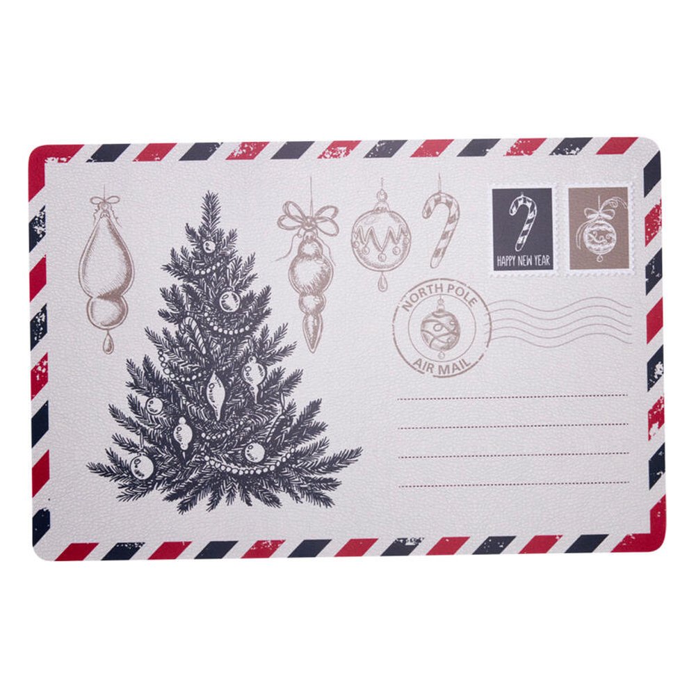 Tovaglietta americana natalizia a cartolina in PP 43,5x28,5 cm – 1 pezzo, design assortito 4