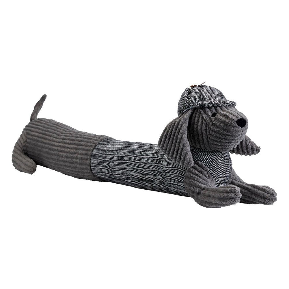 Paraspifferi a forma di cane con cappello in velluto a coste 80 cm – 1 pezzo, colore assortito 4
