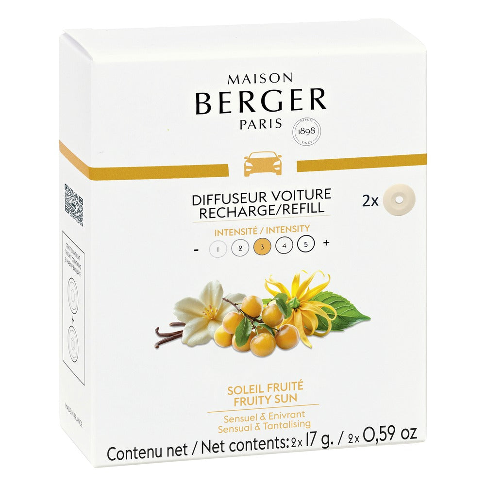 Ricarica per Profumatore Auto Maison Berger Soleil Fruite 2 pz 1