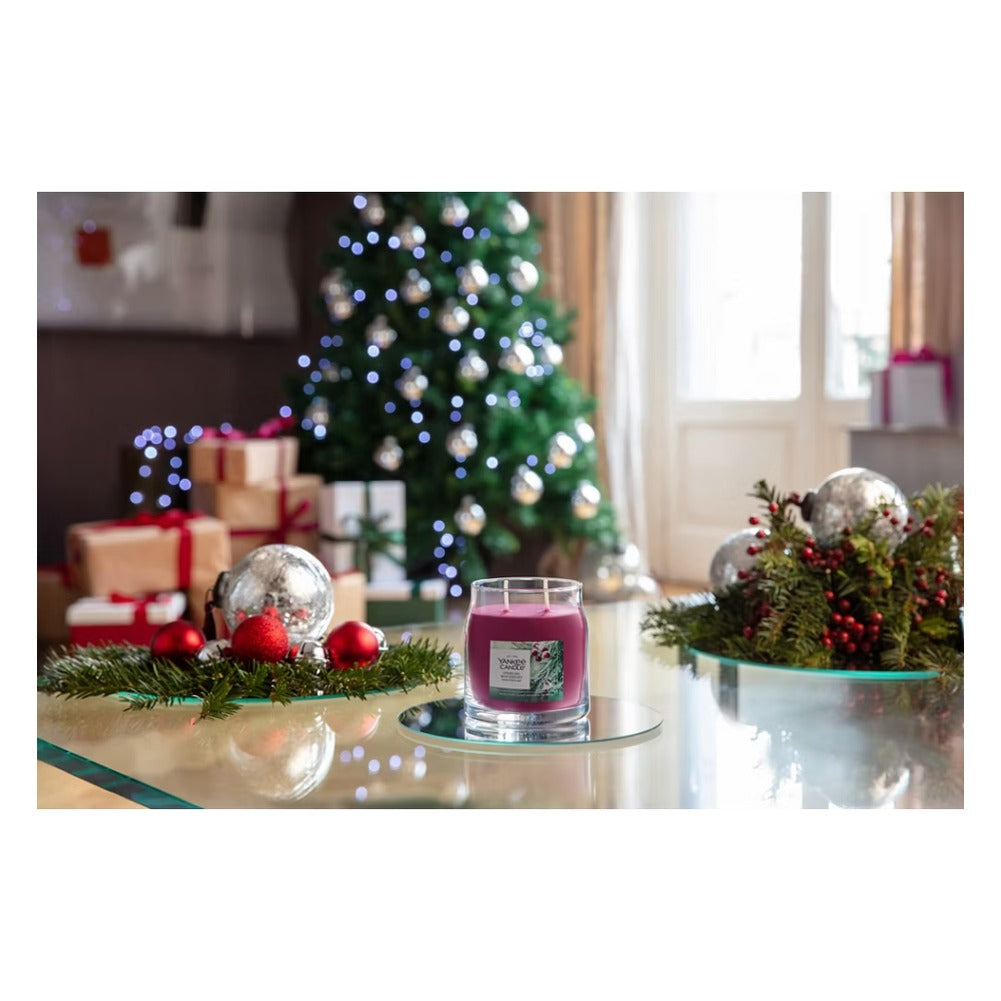 Candela Giara Piccola Yankee Candle Signature Sparkling Winterberry 3