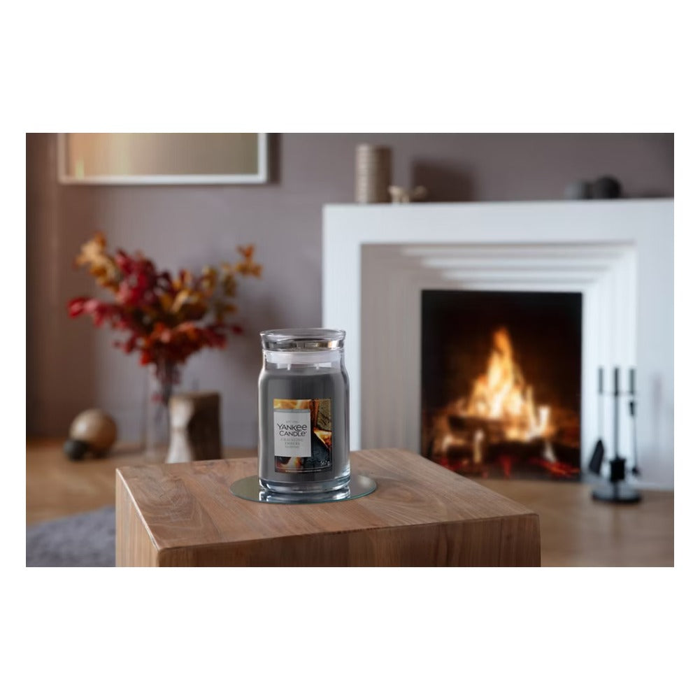 Candela Giara Grande Yankee Candle Signature Crackling Embers 3