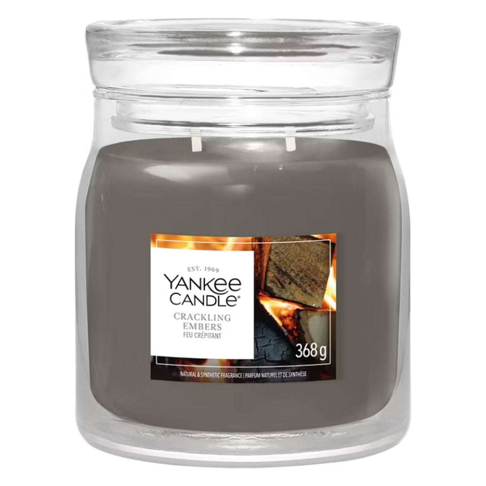 Candela Giara Media Yankee Candle Signature Crackling Embers 1