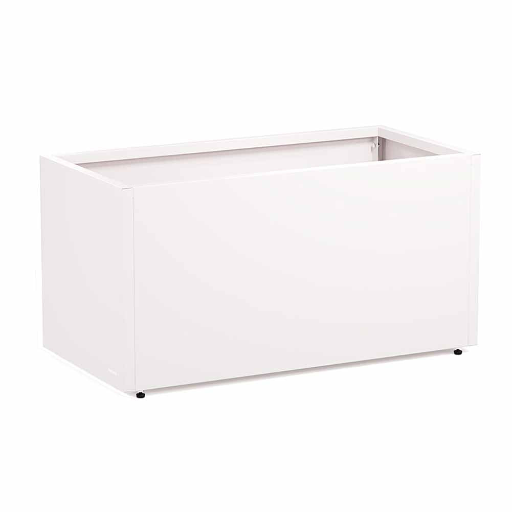 Fioriera Herstera Metal Planter 50 Bianca 100x50x50cm 08971003