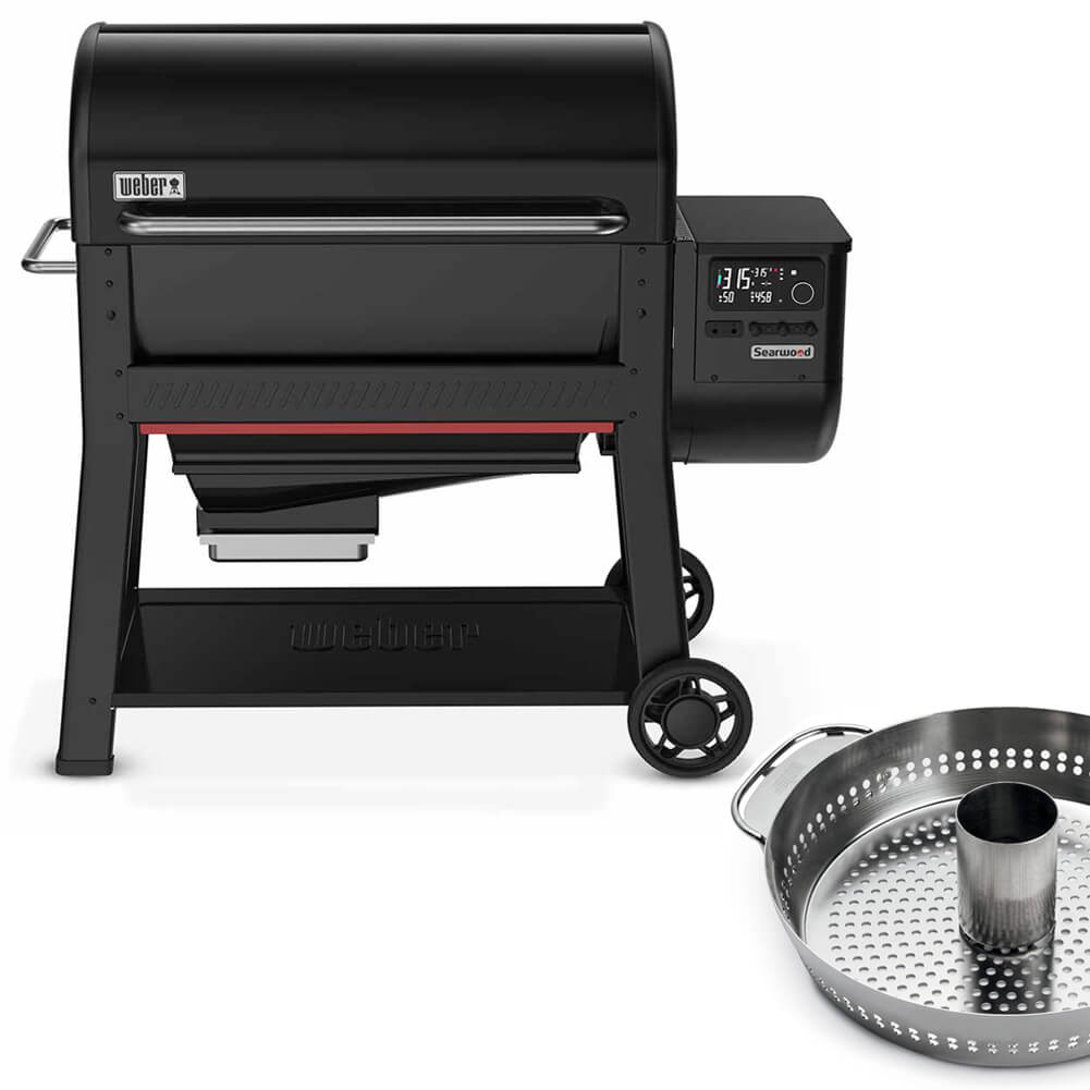 Pacchetto BBQ Weber: XL Searwood + Supporto per Pollo 1