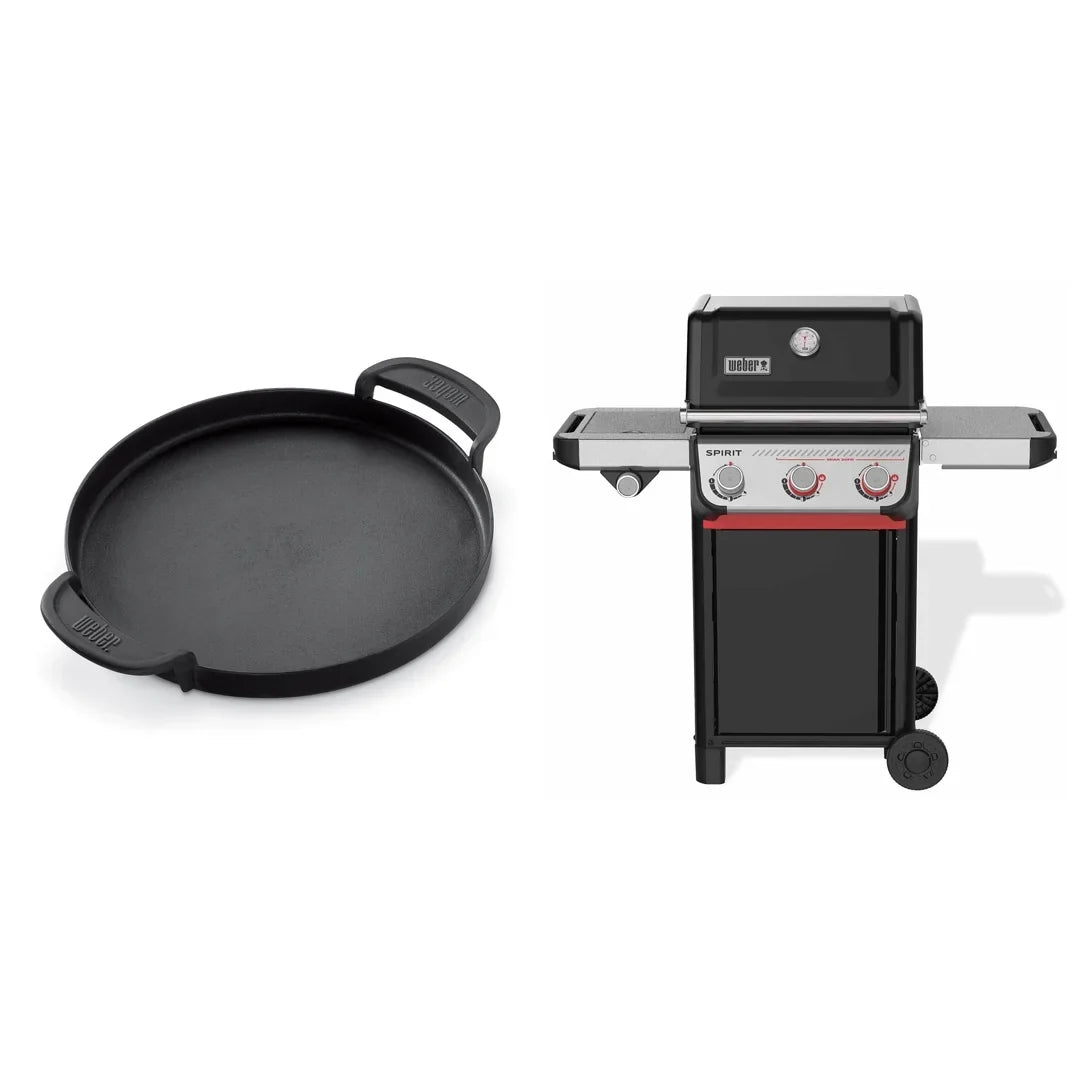 Weber Spirit E-335 barbecue a gas con Sear Zone Boost e piastra in ghisa 1