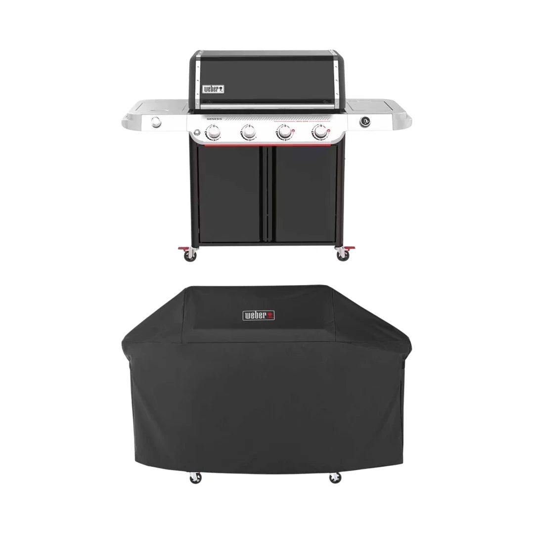 Weber Genesis E-435W barbecue a gas con Sear Zone extra-large e cover inclusa 1