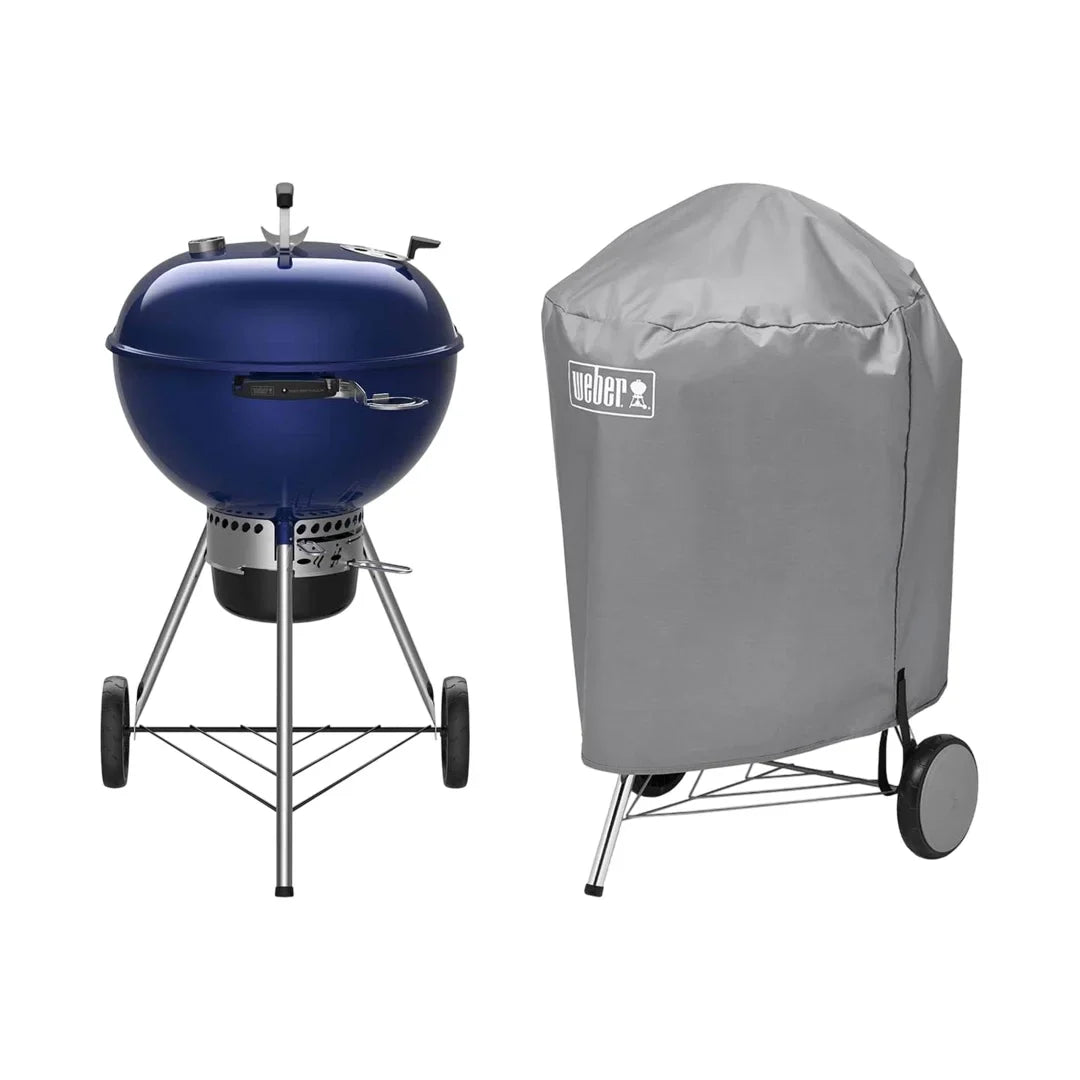 Weber Master Touch GBS Deep Ocean Blue Barbecue a Carbone con copertura 1
