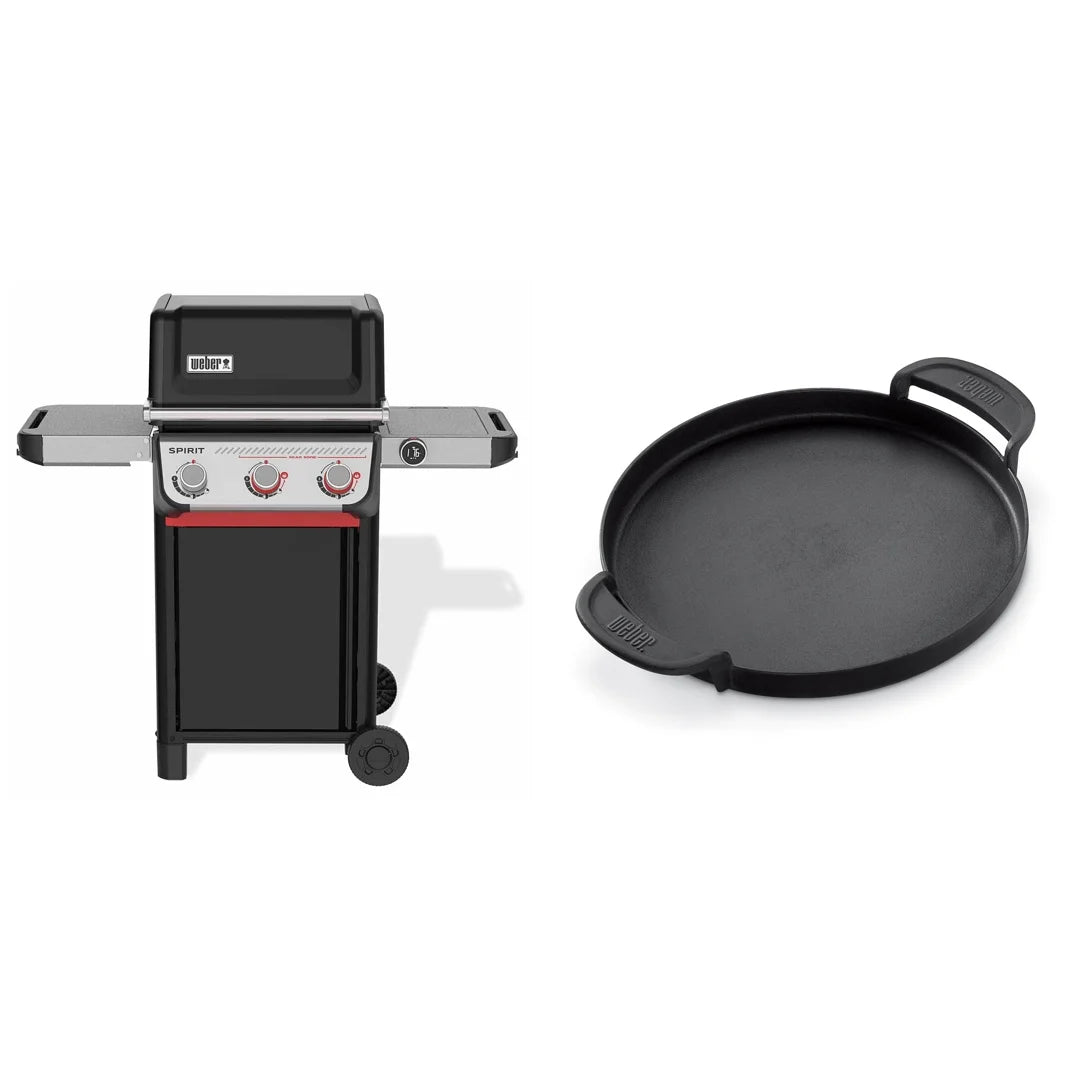 Weber Spirit EX-325 barbecue a gas intelligente con piastra in ghisa Gourmet Barbecue System