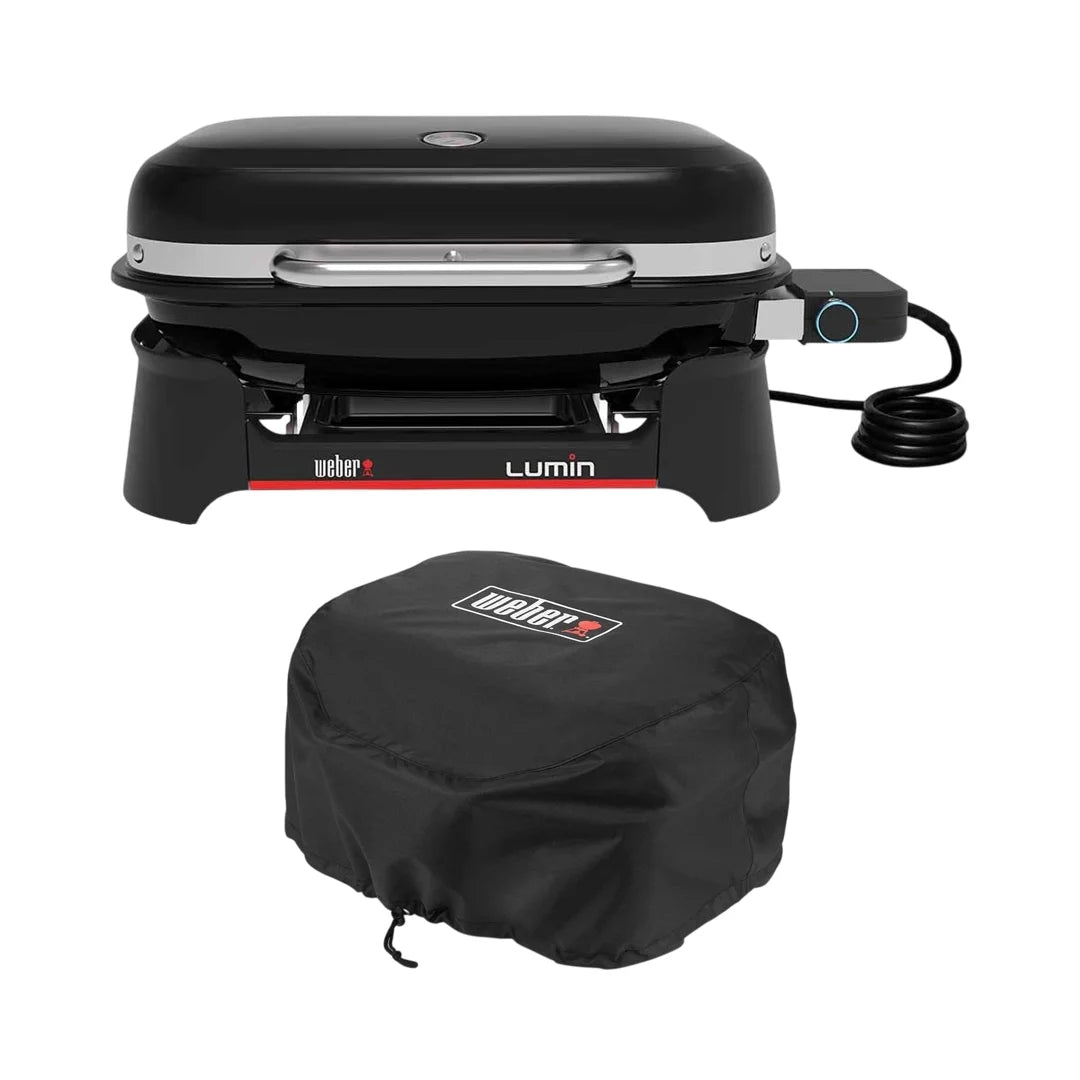 Barbecue elettrico Weber Lumin con Custodia premium