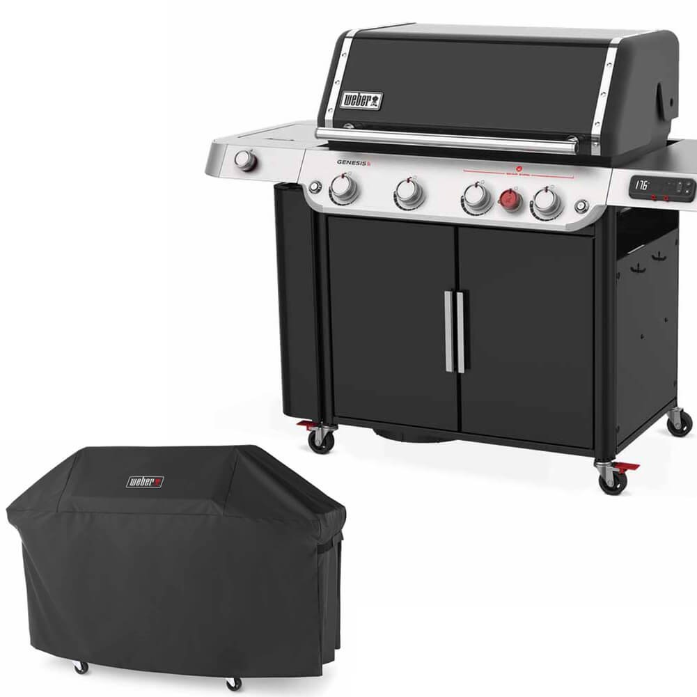 Kit Barbecue a Gas Weber Genesis EPX-435 Nero con Copertura Premium 1