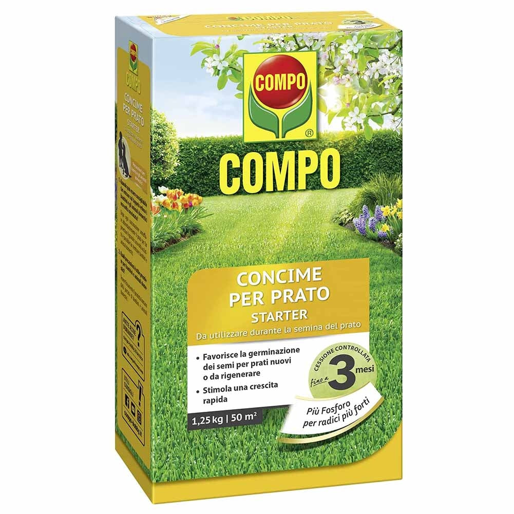 Concime per prato Starter Scatola 1,25 kg Compo 1