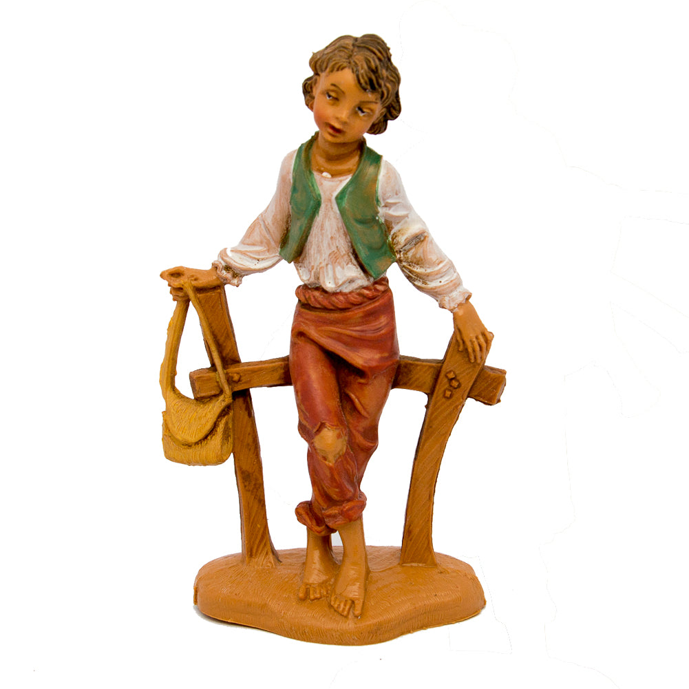 Statuine presepe Pastore con staccionata Categoria Categoria 10cm Fontanini (cod.118) 1