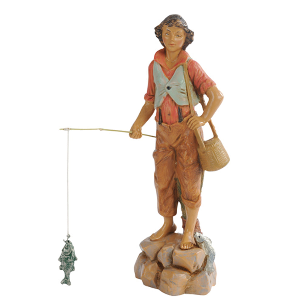 Pescatore con canna da pesca #318 – Categoria 19cm Fontanini 1