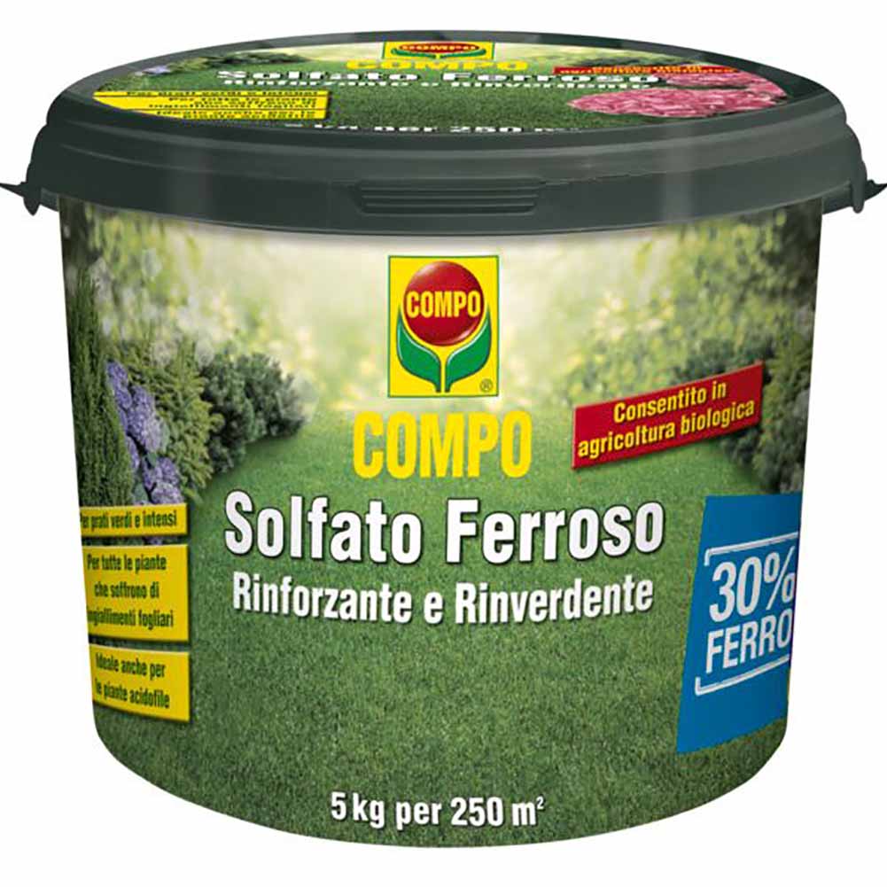 Concime solfato ferroso Compo 5kg 1