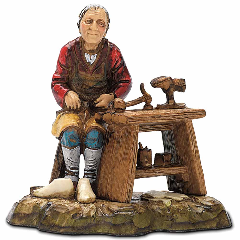 Statuina Presepe Ciabattino 10 cm Moranduzzo 1