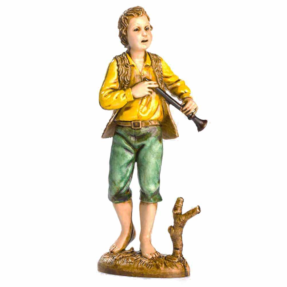 Statuina Presepe Pifferaio 12 cm Moranduzzo 1