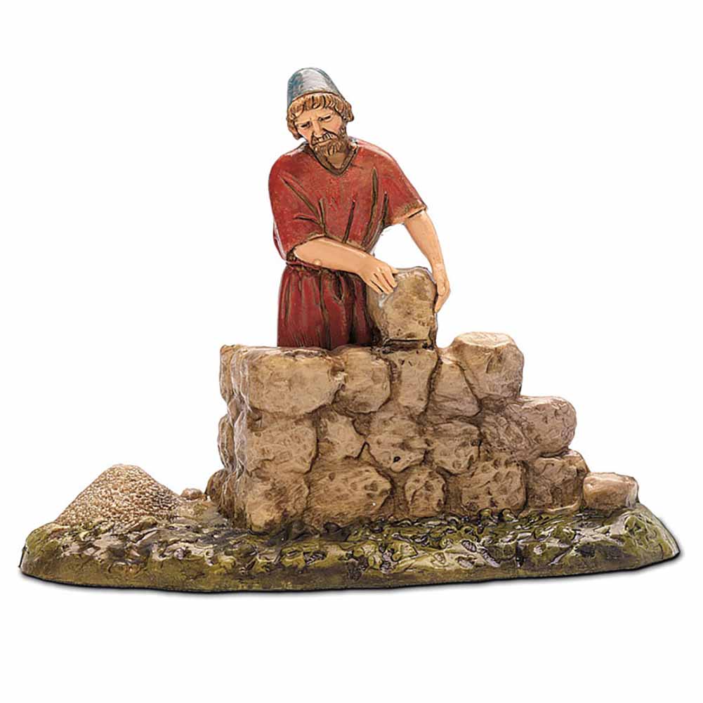 Statuina Presepe Muratore 10 cm Moranduzzo 1
