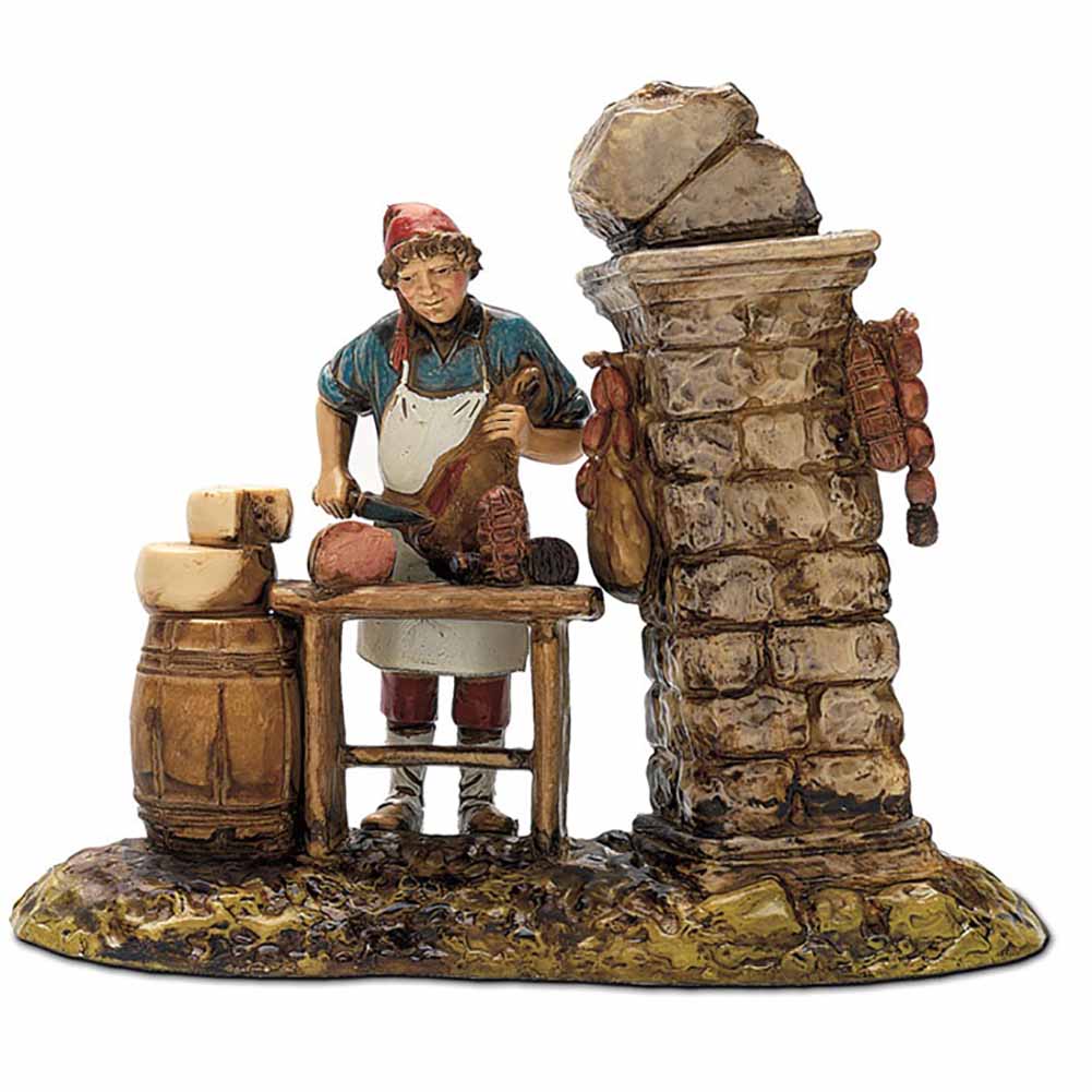 Statuina Presepe Salumiere 10 cm Moranduzzo 1