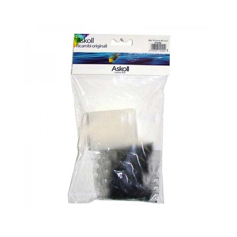 Materiale filtrante di ricambio Aquaclear Mini Askoll 1