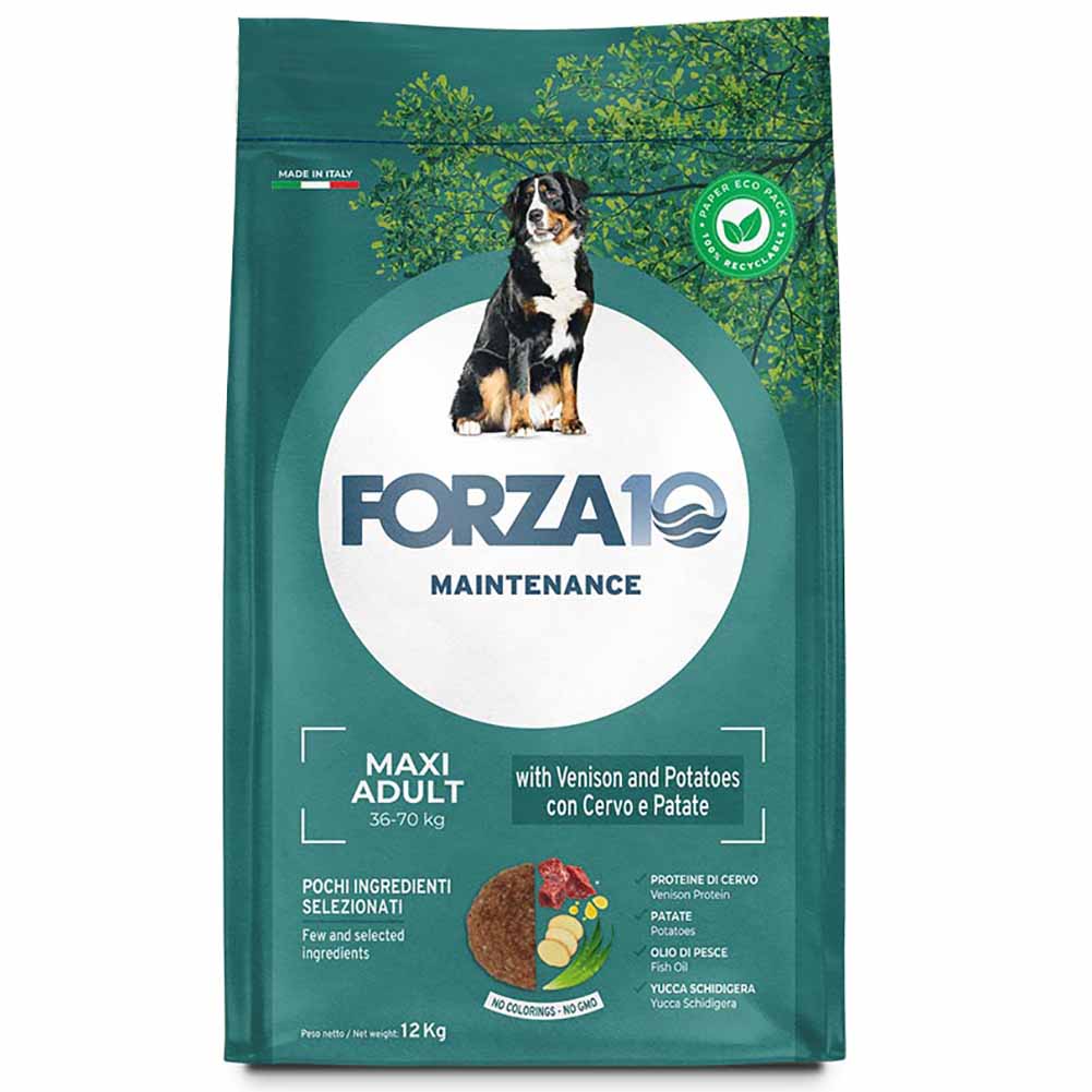 Alimento secco per cani Forza10 Adult Maxi Cervo e Patate 12 kg 1