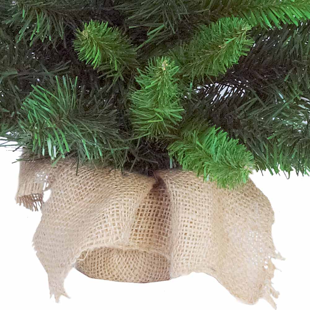 Albero di Natale Pinetto con base in juta 90cm 3