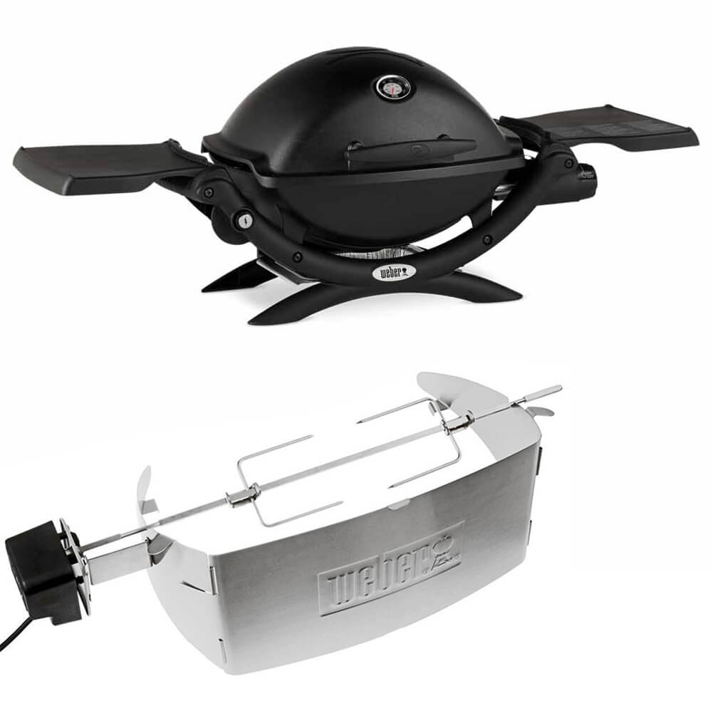 Barbecue Q1200 Weber Kit + girarrosto