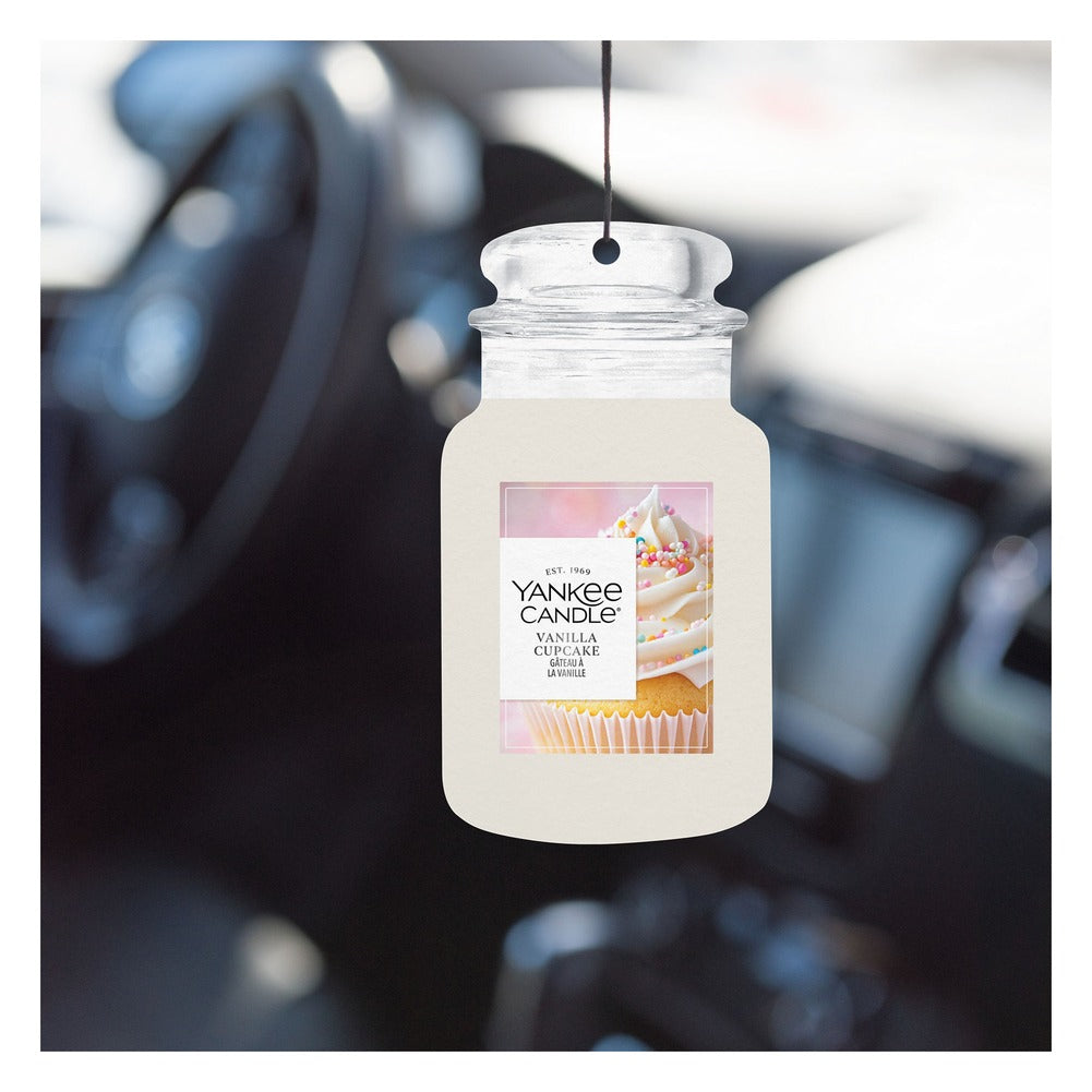 Profumatore per Auto Yankee Candle Car Jar Vanilla Cupcake 3