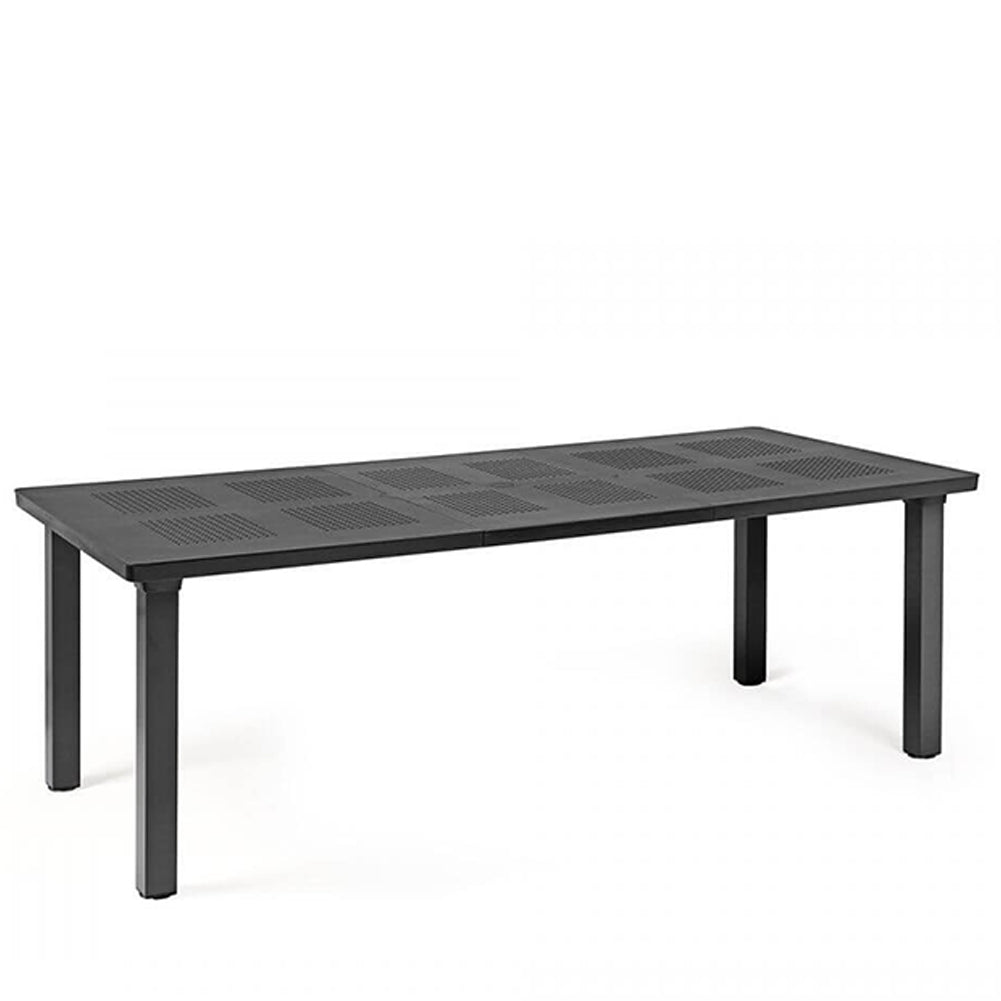 Completo pranzo Nardi tavolo Levante antracite 160 220cm con 6 sedie Bora Antracite 3