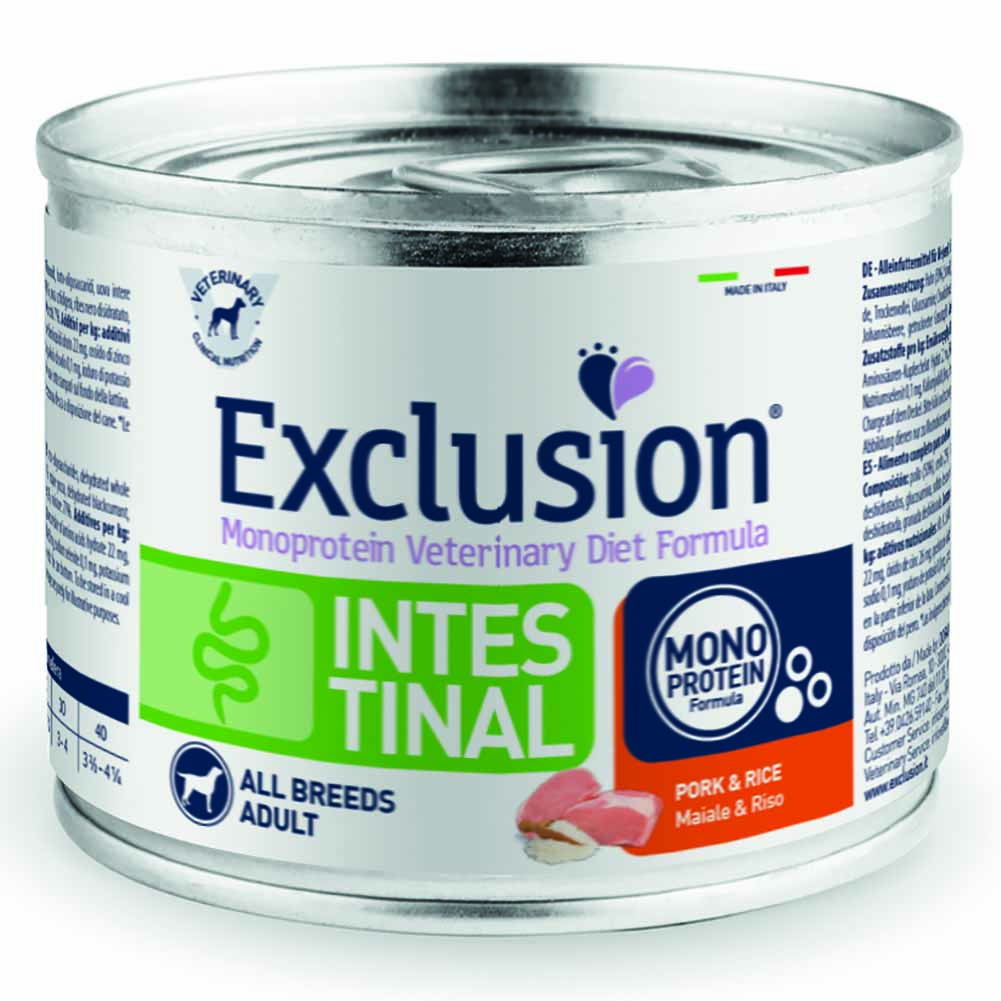 Exclusion Intestinal Maiale e Riso 200g per Cani Adulti 1