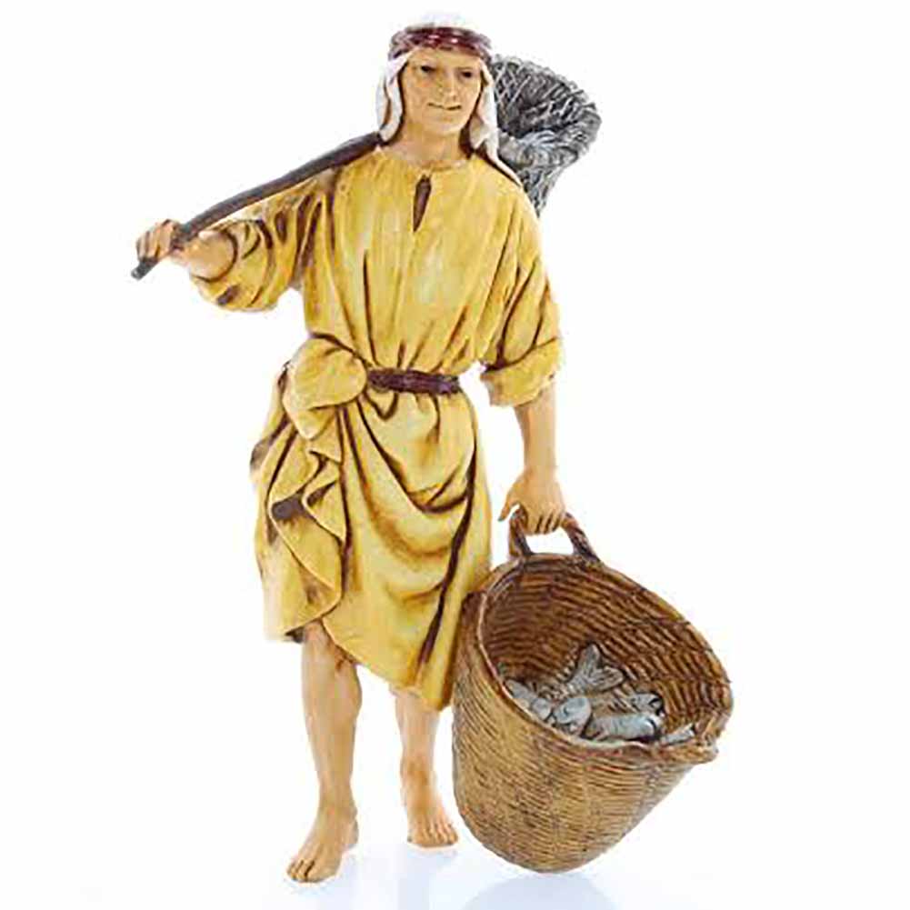 Statuina Presepe Pescatore 13 cm Moranduzzo 1
